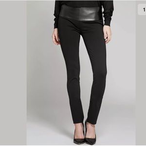New Guess Marciano Cassie Leather Black Legging Size S 4